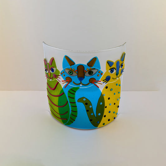 Feline Friends Free Standing Curve
