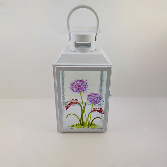 Pink Floral Lantern